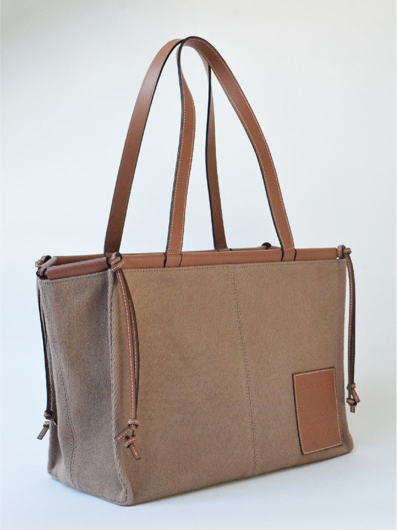 Loewe Beige Cushion Tote Bag