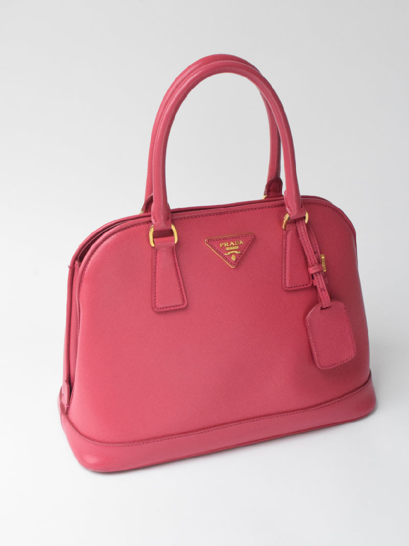 Prada Saffiano Leather Pink Handbag