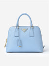 Prada Galleria Tote Baby Blue Saffiano Leather Medium