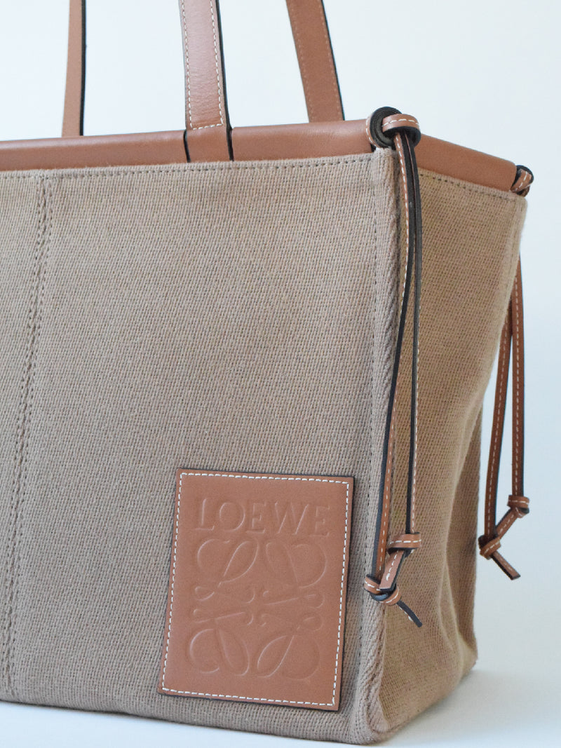 Loewe Beige Cushion Tote Bag