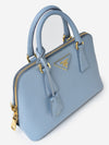 Prada Galleria Tote Baby Blue Saffiano Leather Medium