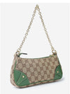 Gucci Monogram Chain Pochette Green