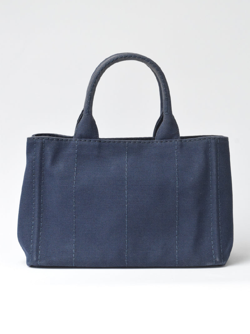 Prada Canapa Navy Canvas